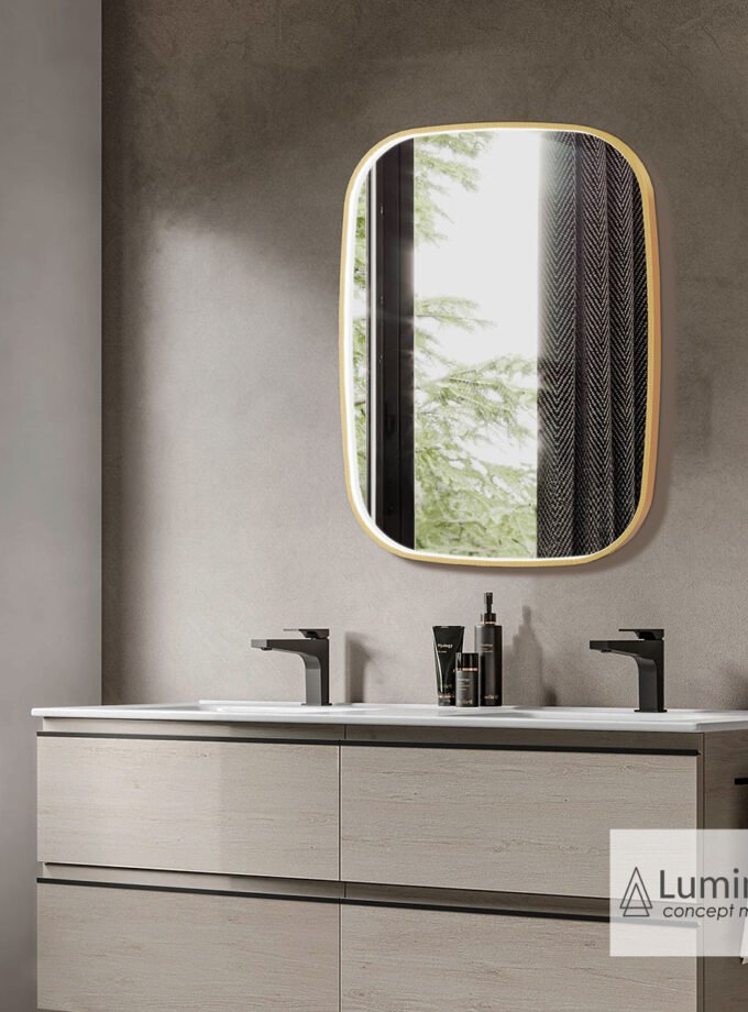 &Kappa;&alpha;&theta;&rho;έ&pi;&tau;&eta;&sigmaf; &Mu;&pi;ά&nu;&iota;&omicron;&upsilon; FIZ 60x80 Luminor Gold Brushed