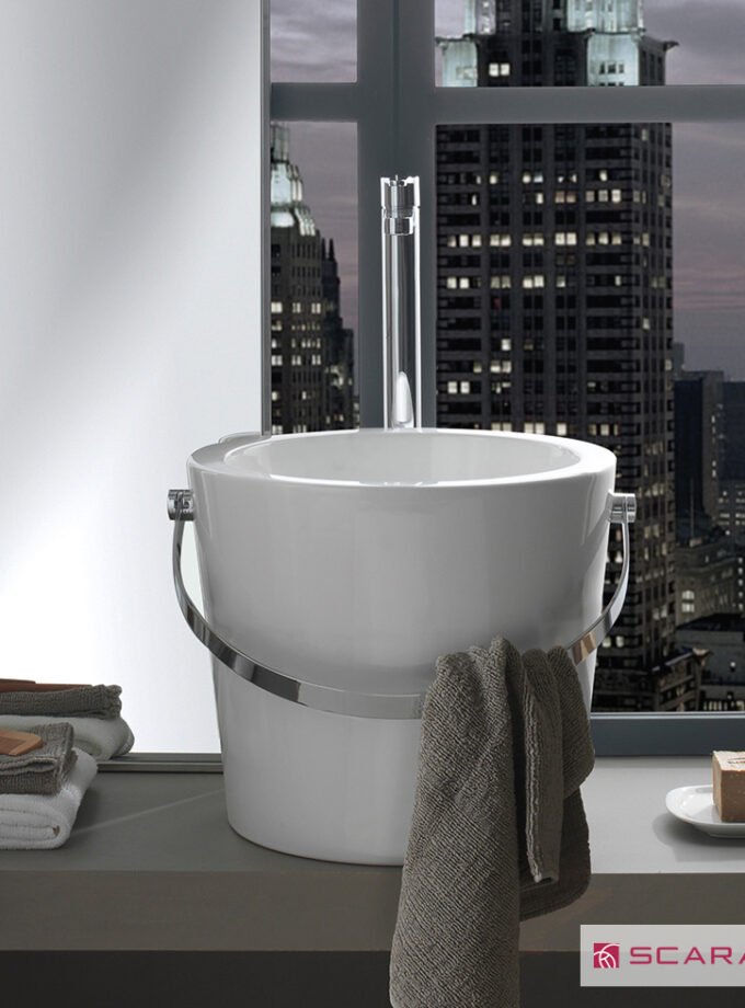 &Nu;&iota;&pi;&tau;ή&rho;&alpha;&sigmaf; &Pi;&omicron;&rho;&sigma;&epsilon;&lambda;ά&nu;&eta;&sigmaf; Bucket &Phi;40,5 Scarabeo White