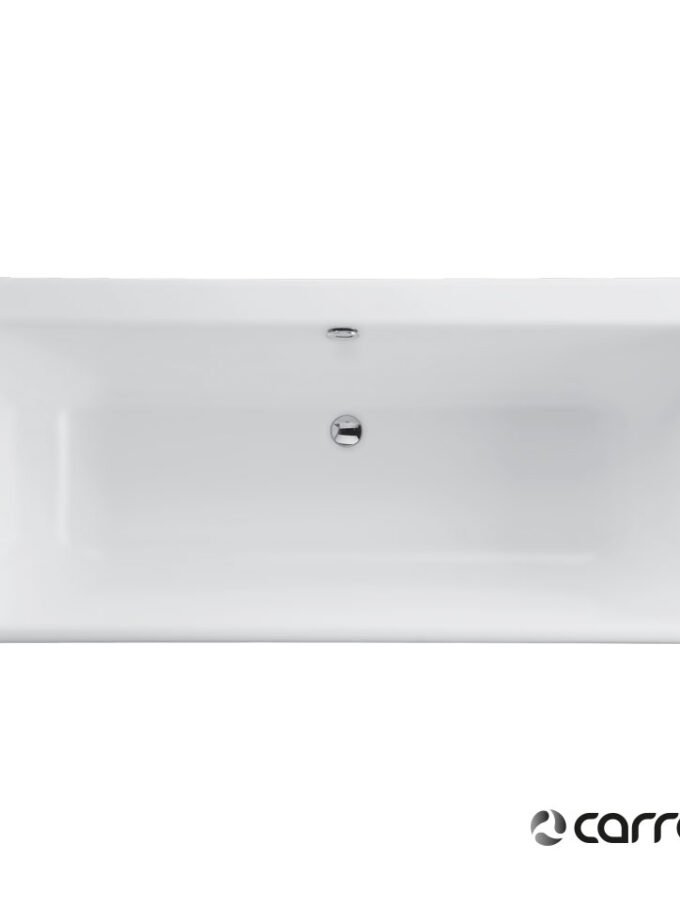 &Mu;&pi;&alpha;&nu;&iota;έ&rho;&alpha; &Alpha;&kappa;&rho;&upsilon;&lambda;&iota;&kappa;ή Caronite PROFILE DUO LOW RIM 1700x750, Carron Bath White Matt