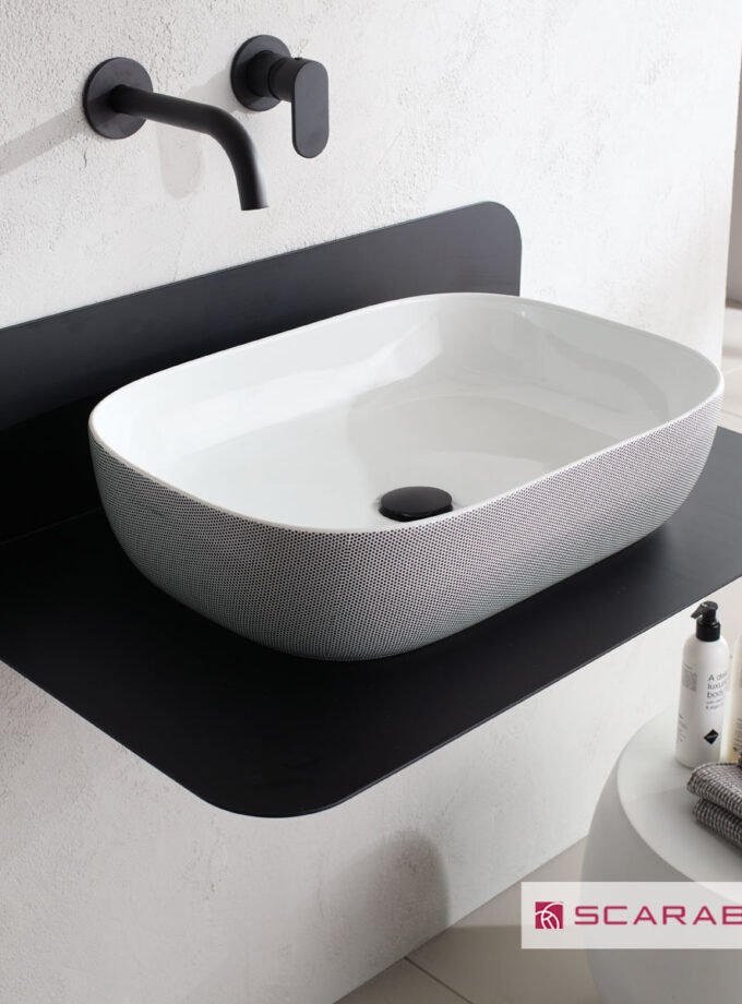 &Nu;&iota;&pi;&tau;ή&rho;&alpha;&sigmaf; &Pi;&omicron;&rho;&sigma;&epsilon;&lambda;ά&nu;&eta;&sigmaf; Glam 56x39 Scarabeo Pois Black