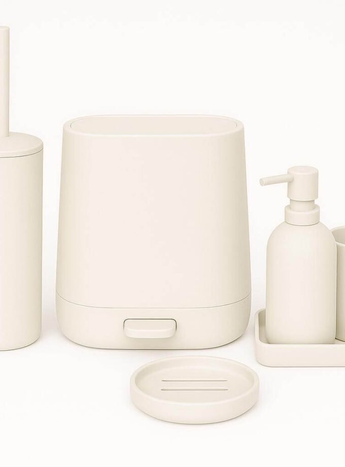 &Sigma;&epsilon;&tau; &Alpha;&xi;&epsilon;&sigma;&omicron;&upsilon;ά&rho; &Mu;&pi;ά&nu;&iota;&omicron;&upsilon; 6 &Tau;&epsilon;&mu;&alpha;&chi;ί&omega;&nu; PVC BEIGE
