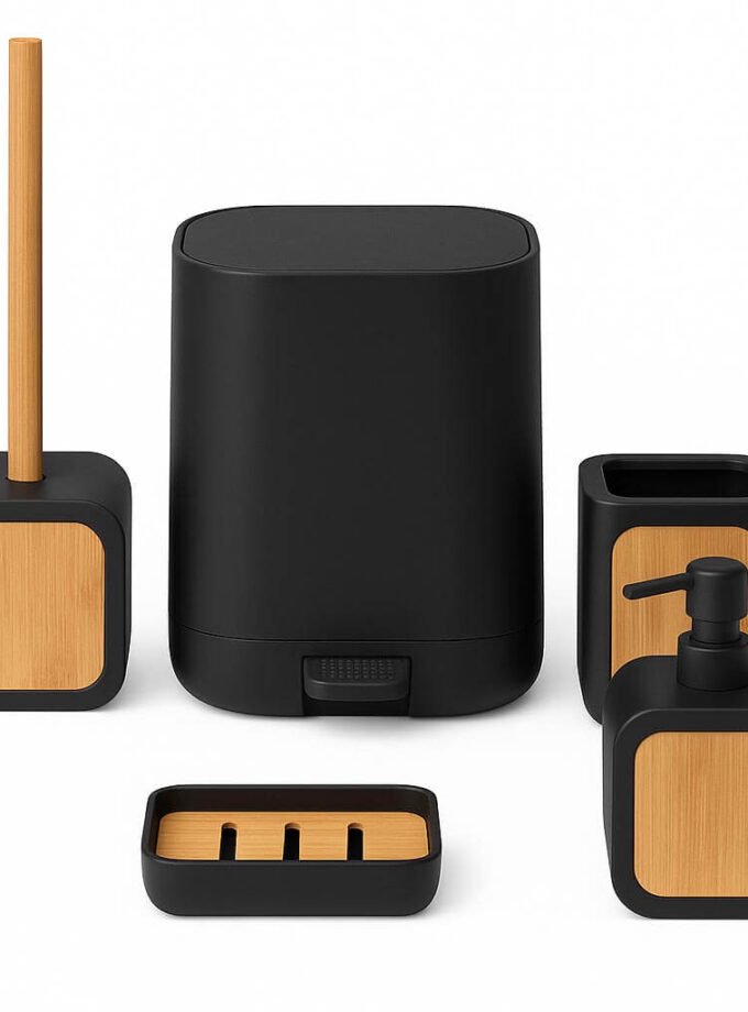 &Sigma;&epsilon;&tau; &Alpha;&xi;&epsilon;&sigma;&omicron;&upsilon;ά&rho; &Mu;&pi;ά&nu;&iota;&omicron;&upsilon; 5 &Tau;&epsilon;&mu;&alpha;&chi;ί&omega;&nu; &Mu;&epsilon; Bamboo : BLACK BAMBOO