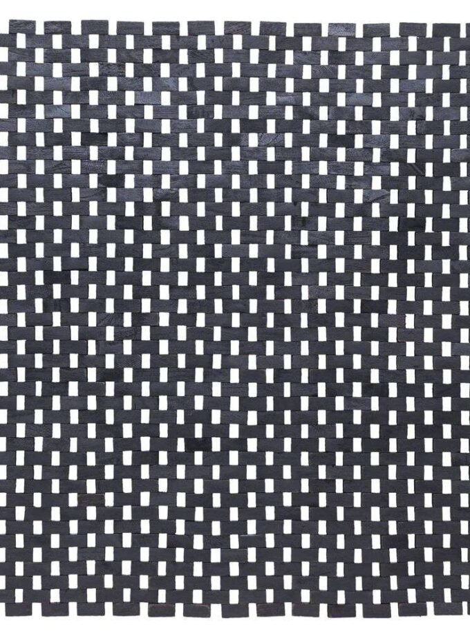 Woodblock 60x60 teak black &pi;&alpha;&tau;ά&kappa;&iota; &mu;&pi;ά&nu;&iota;&omicron;&upsilon; Sealskin