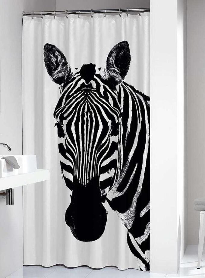 Zebra 180x200 black &kappa;&omicron;&upsilon;&rho;&tau;ί&nu;&alpha; &mu;&pi;ά&nu;&iota;&omicron;&upsilon; &pi;&lambda;&alpha;&sigma;&tau;&iota;&kappa;ή Sealskin