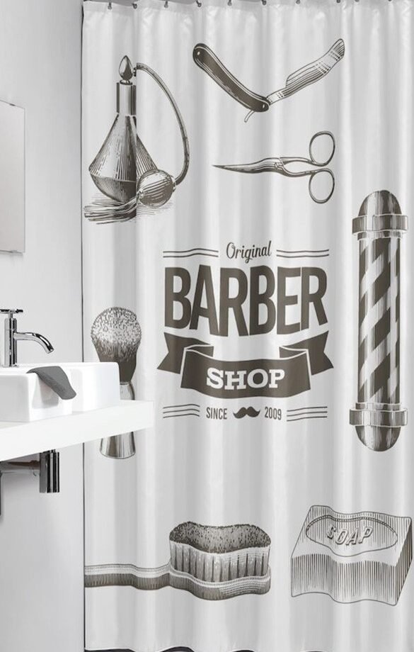 Barber 180x200 black &kappa;&omicron;&upsilon;&rho;&tau;ί&nu;&alpha; &mu;&pi;ά&nu;&iota;&omicron;&upsilon; &upsilon;&phi;&alpha;&sigma;&mu;ά&tau;&iota;&nu;&eta; Sealskin