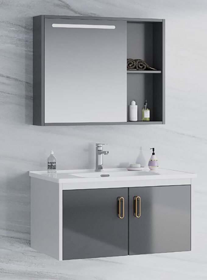 &Sigma;&Epsilon;&Tau; &Epsilon;&Pi;&Iota;&Pi;&Lambda;&Omicron;&Upsilon; ISABEL 80cm. &chi;&rho;.WHITE/ANTHRACITE 9SISA080WHAN